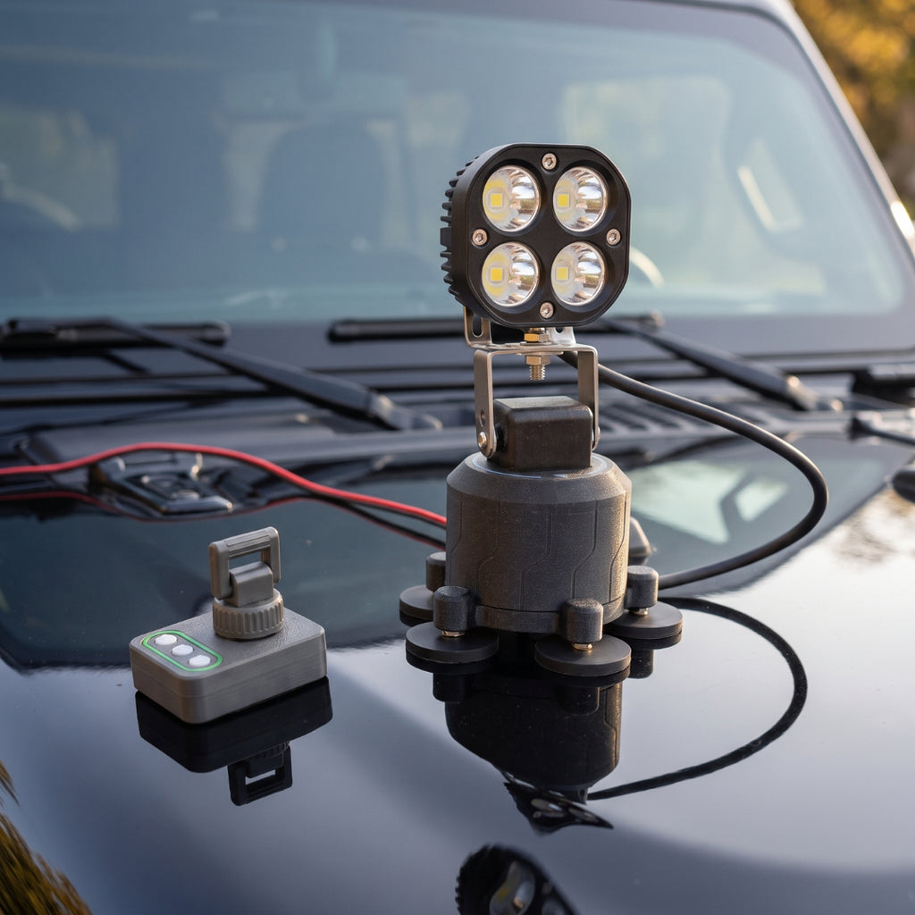 Remote-Controlled LED Spotlight – Powerful Lighting Wherever You Need It