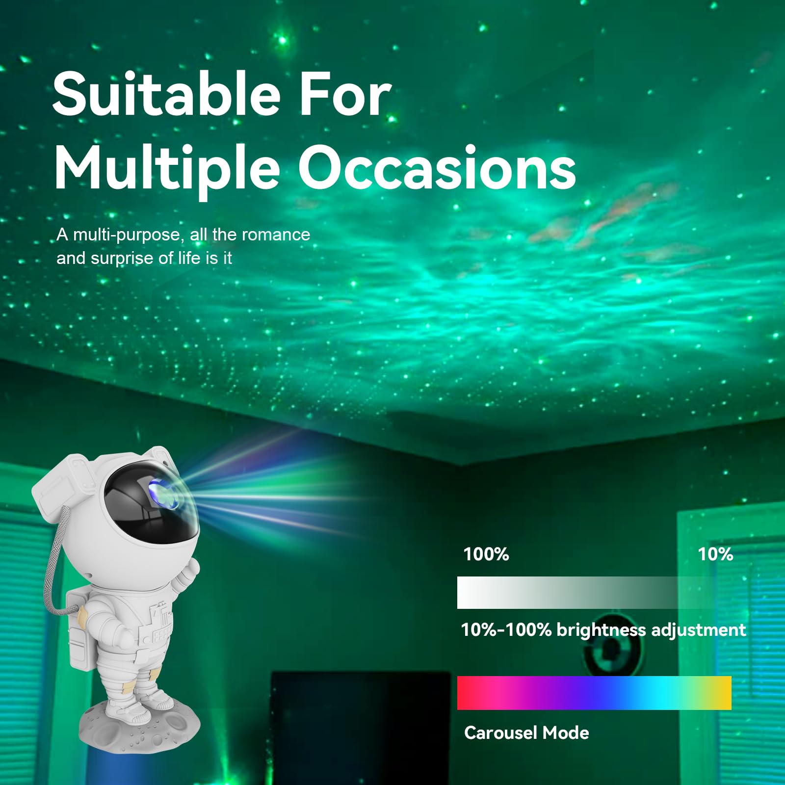 Astronaut Galaxy Projector