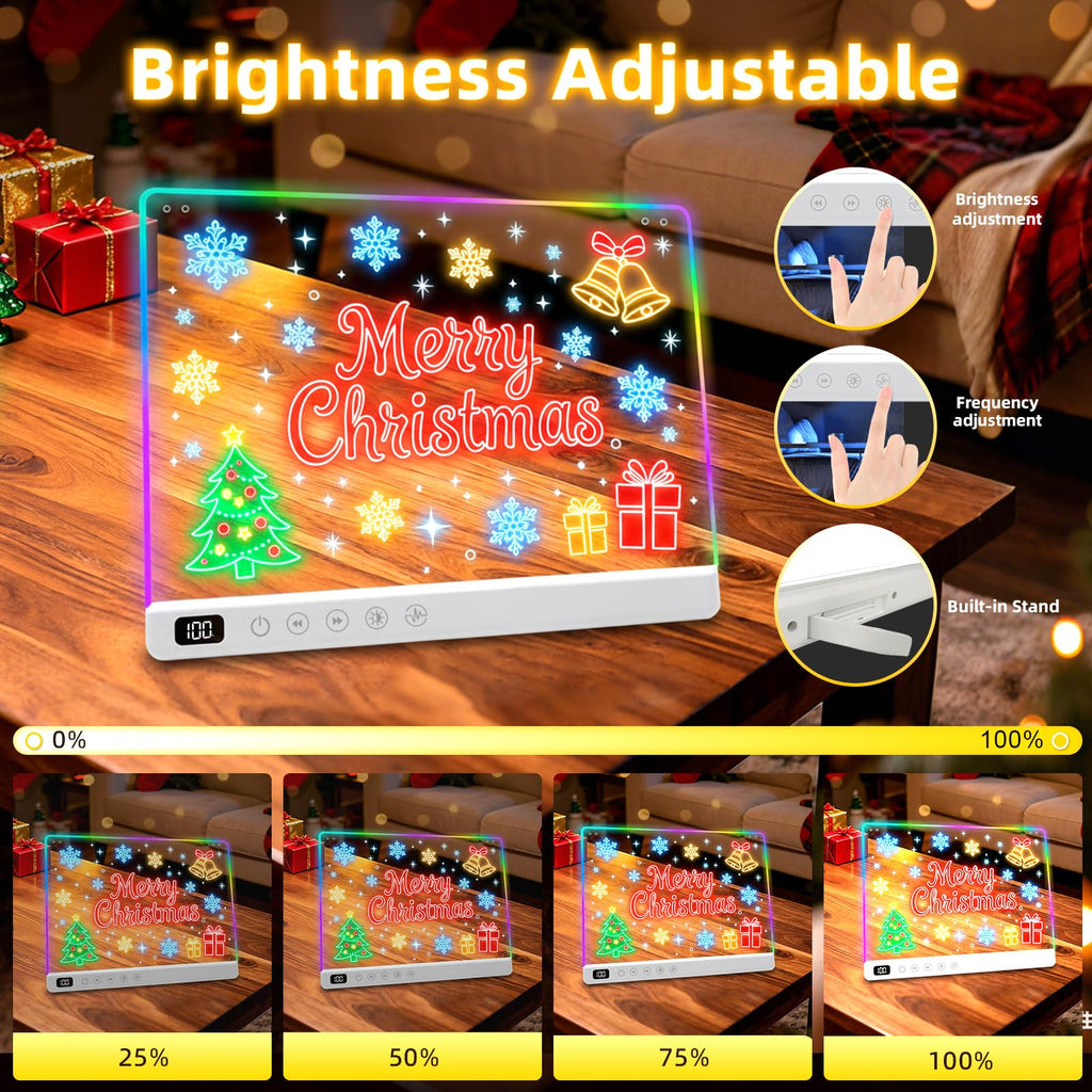 Led Drawing Board with 13 Light Effects
