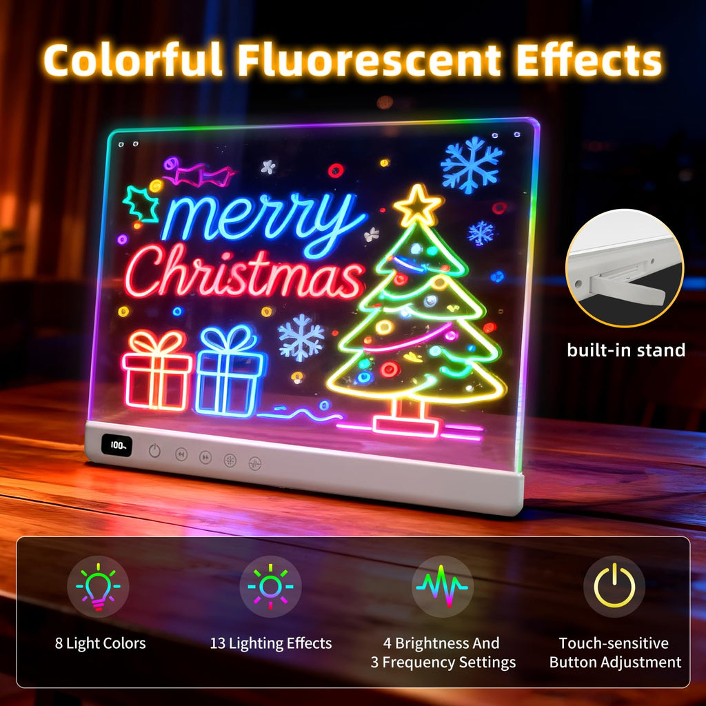 Led Drawing Board with 13 Light Effects