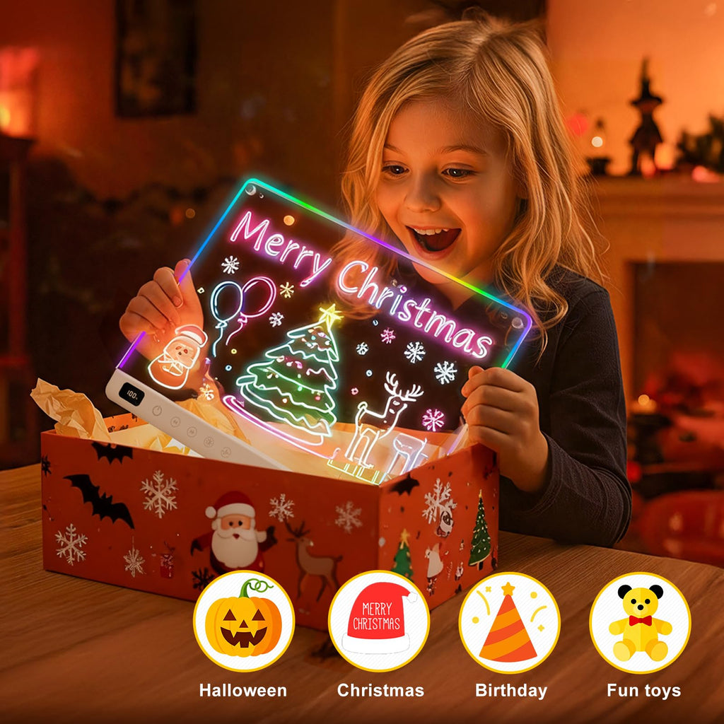 Led Drawing Board with 13 Light Effects
